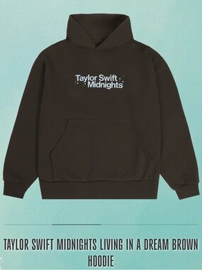 Taylor Swift 'Midnights' Brown Hoodie